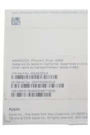 Vorschaubild 3 von iPhone X 64GB Smartphone Silber