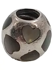 Vorschaubild 1 von 925 Silber Herz Charm Anhänger Damen Alltag Romantisch