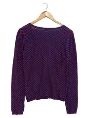 Vorschaubild 2 von Strickjacke Damen 34/XS Mehrfarbig Grafisch Vintage Preppy