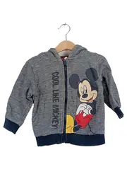 Vorschaubild 1 von Baby Mickey Mouse Kapuzenjacke Kinder Gr. 92 Grau Reißverschluss