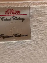 Vorschaubild 4 von Damen T-Shirt Kurzarm Schriftzug Weiß Gr. 38 M Baumwolle Freizeit