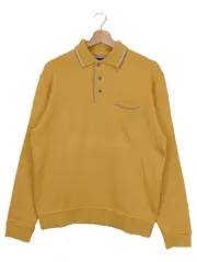Vorschaubild 1 von Herren Sweatshirt Gr. 48/M Gelb Baumwolle Casual Basic