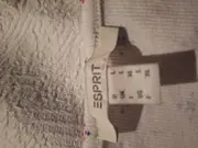 Vorschaubild 3 von Damen T-Shirt Gr. 40/L Weiß V-Ausschnitt Muster Casual