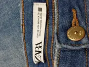 Vorschaubild 3 von Destroyed Jeans Damen Gr. 38 M Blau Casual Denim Stretch Used Look