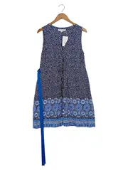 Vorschaubild 1 von Damen Freizeitkleid Gr. 40 Blumenmuster Mehrfarbig Casual Viskose
