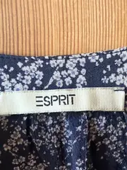 Vorschaubild 3 von Damen Bluse XS Blau Casual Blumenmuster Viskose Langarm