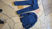 Vorschaubild 2 von Herren Anzug Gr. 90 Blau Business Sakko Hose Set
