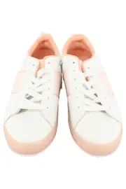 Vorschaubild 2 von Damen Sneaker low Gr. 38 Weiß Pink Casual Sportlich Modern