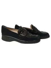 Vorschaubild 1 von Damen Slipper Loafer Gr. 37 Schwarz Elegant Klassisch