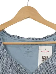 Vorschaubild 4 von Damen T-Shirt Gr. 36/S Blau Grafisch Casual