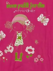 Vorschaubild 3 von Mädchen T-Shirt Pink Gr. 98 Charmant Baumwolle Freizeit