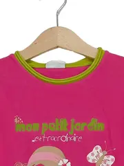 Vorschaubild 2 von Mädchen T-Shirt Pink Gr. 98 Charmant Baumwolle Freizeit