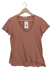 Vorschaubild 1 von Damen T-Shirt Gestreift Mehrfarbig Gr. 38/M Casual Baumwolle