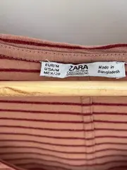 Vorschaubild 3 von Damen T-Shirt Gestreift Mehrfarbig Gr. 38/M Casual Baumwolle