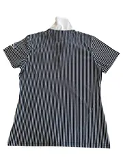 Vorschaubild 3 von Jeans Damen Poloshirt Gr. 38/M Blau Weiß Gestreift