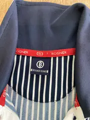 Vorschaubild 2 von Jeans Damen Poloshirt Gr. 38/M Blau Weiß Gestreift