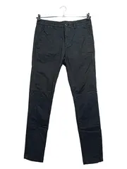 Vorschaubild 1 von Denim Herren Slim Chino Stoffhose Schwarz W28/L32