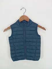 Vorschaubild 2 von Steppweste Kinder Gr. 104 Blau Outdoor Weste
