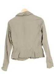 Vorschaubild 2 von Damen Leichte Jacke Blazer Gr. 38 Grau Business Casual Baumwolle