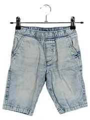 Vorschaubild 1 von Kinder Jeans Shorts Gr. 116 Hellblau Elastikbund Denim