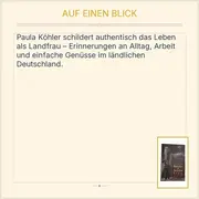 Vorschaubild 2 von Malzkaffee und Zwetschgenhonig Paula Köhler Erinnerungen einer Landfrau