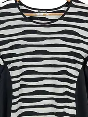 Vorschaubild 2 von Damen T-Shirt gestreift Gr. 38/M Casual Mehrfarbig