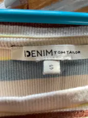 Vorschaubild 5 von Damen T-Shirt Gr. 36/S Mehrfarbig Gestreift Kurzarm Baumwolle