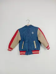 Vorschaubild 2 von Kinder Steppjacke Gr. 104 Sportlich Mehrfarbig Polyester