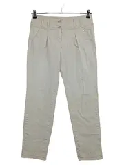 Vorschaubild 1 von TAIFUN Damen Stoffhose Chino Beige Gr. 36 Baumwolle Casual