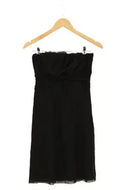 Vorschaubild 1 von Damen Freizeitkleid Gr. 34 XS Schwarz trägerlos Casual