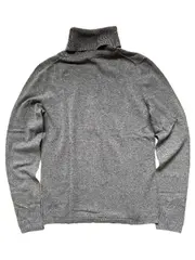 Vorschaubild 2 von Collection Rollkragenpullover Damen Gr. M Grau Baumwolle Basic