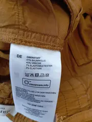 Vorschaubild 4 von MARC O POLO Damen Stoffhose W28/36 Gelb Baumwolle Casual