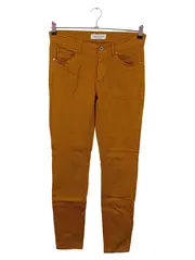 Vorschaubild 1 von MARC O POLO Damen Stoffhose W28/36 Gelb Baumwolle Casual