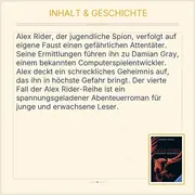 Vorschaubild 3 von Alex Rider 04 Eagle Strike Anthony Horowitz Abenteuerroman Taschenbuch Deutsch