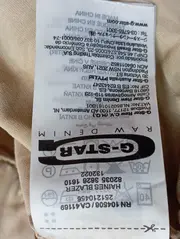 Vorschaubild 4 von Damen Arbeitsjacke Beige Gr. 40/L Klassisch Baumwolle