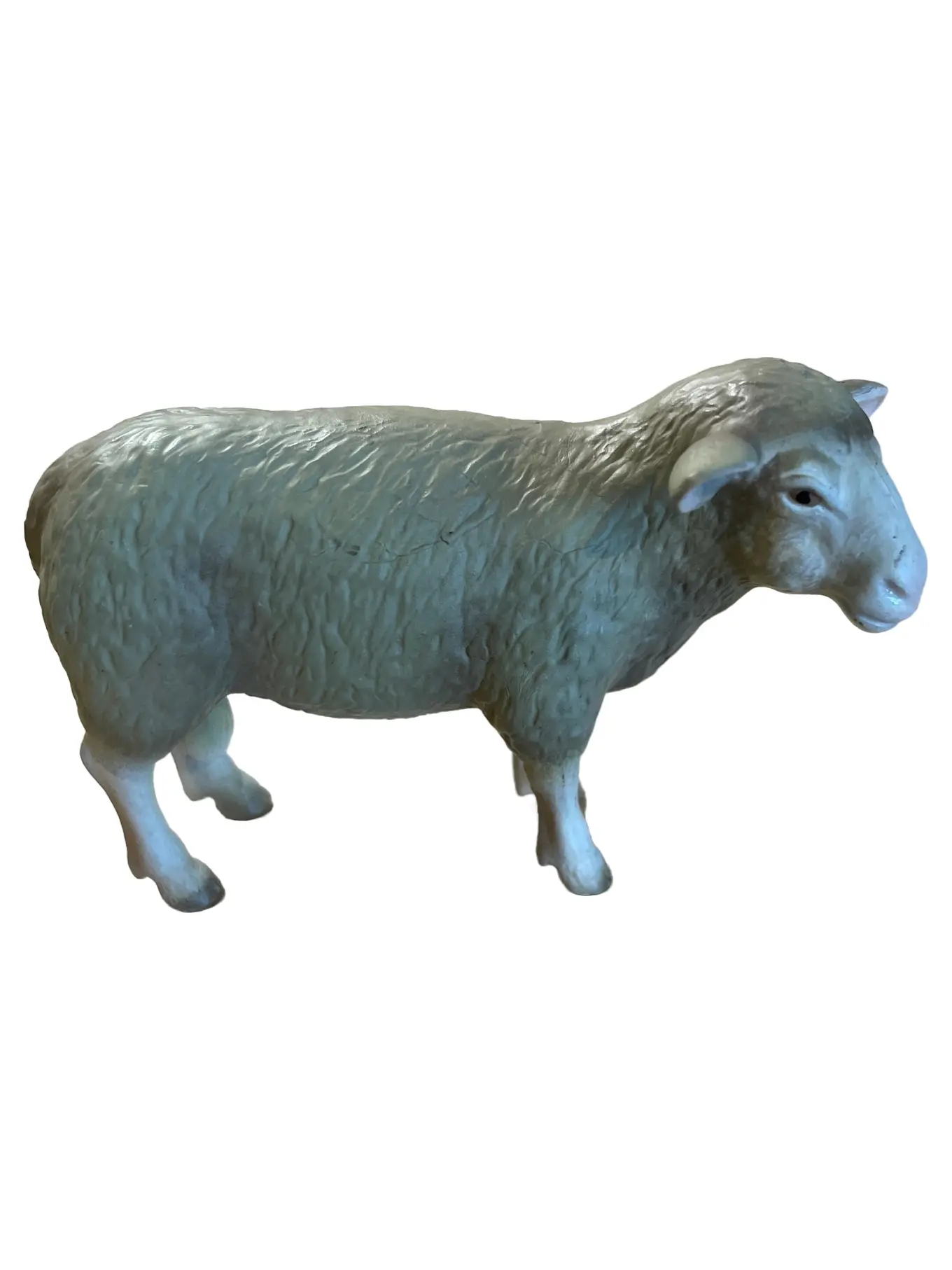 SCHLEICH Schaf Spielfigur Grau 10cm lang 6.5cm hoch Bauernhof Tier