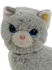 Vorschaubild 4 von Katze Plüschtier grau blaue Augen Kuscheltier 16cm