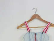 Vorschaubild 2 von Damen Jeanskleid Gr. 32/2XS Blau Casual Baumwolle