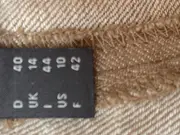 Vorschaubild 6 von Damen Anzughose Business Leinen Hose Beige Gr. 40