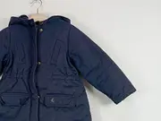 Vorschaubild 3 von Kinder Parka Jacke Mädchen Gr. 104 Navy Blau Winterjacke