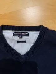 Vorschaubild 3 von Pullunder Herren Gr. L Navy Blau V-Ausschnitt Pure Cotton