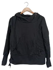 Vorschaubild 1 von Damen Kapuzenpullover Gr. 38/M Schwarz Casual Hoodie