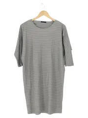 Vorschaubild 1 von Damen Sommerkleid Gr. 36/S Grau Minimalistisch Casual