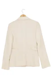 Vorschaubild 2 von Damen Blazer Gr. 38/M Weiß Elegant Business Klassisch