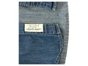 Vorschaubild 7 von Herren Jeanshemd Gr. 38/XXS Blau Casual Langarm Baumwolle