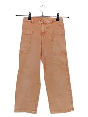 Vorschaubild 1 von Stoffhose Mädchen 128/134 Orange Weites Bein Denim