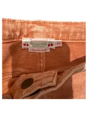Vorschaubild 2 von Stoffhose Mädchen 128/134 Orange Weites Bein Denim