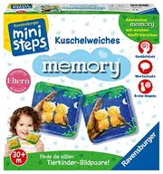 Vorschaubild 1 von ministeps Kuschelweiches memory Tierkinder Stoffkarten Spiel ab 30 Monate