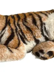 Vorschaubild 3 von Tiger Kuscheltier Plüschtier Animal-Print Mehrfarbig 21cm x 23cm