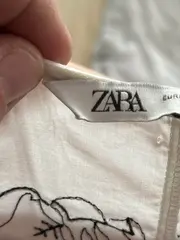 Vorschaubild 5 von Damen Freizeitkleid L Weiß Bohemian Stickerei Baumwolle Maxikleid